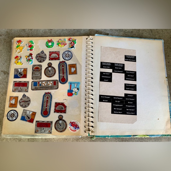 c. 1981 Vtg Spiral Bound Sticker Collection Album - Picture 12 of 16